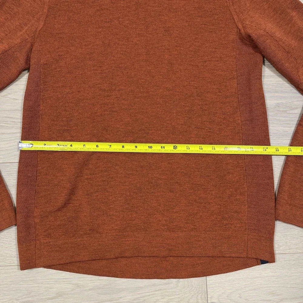 Lululemon M3AXXS Alpine Air Crew Heathered Saffron mens